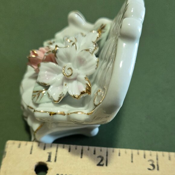 Vintage Victorian Chair and Swan Trinket Dish - Picture 10 of 13